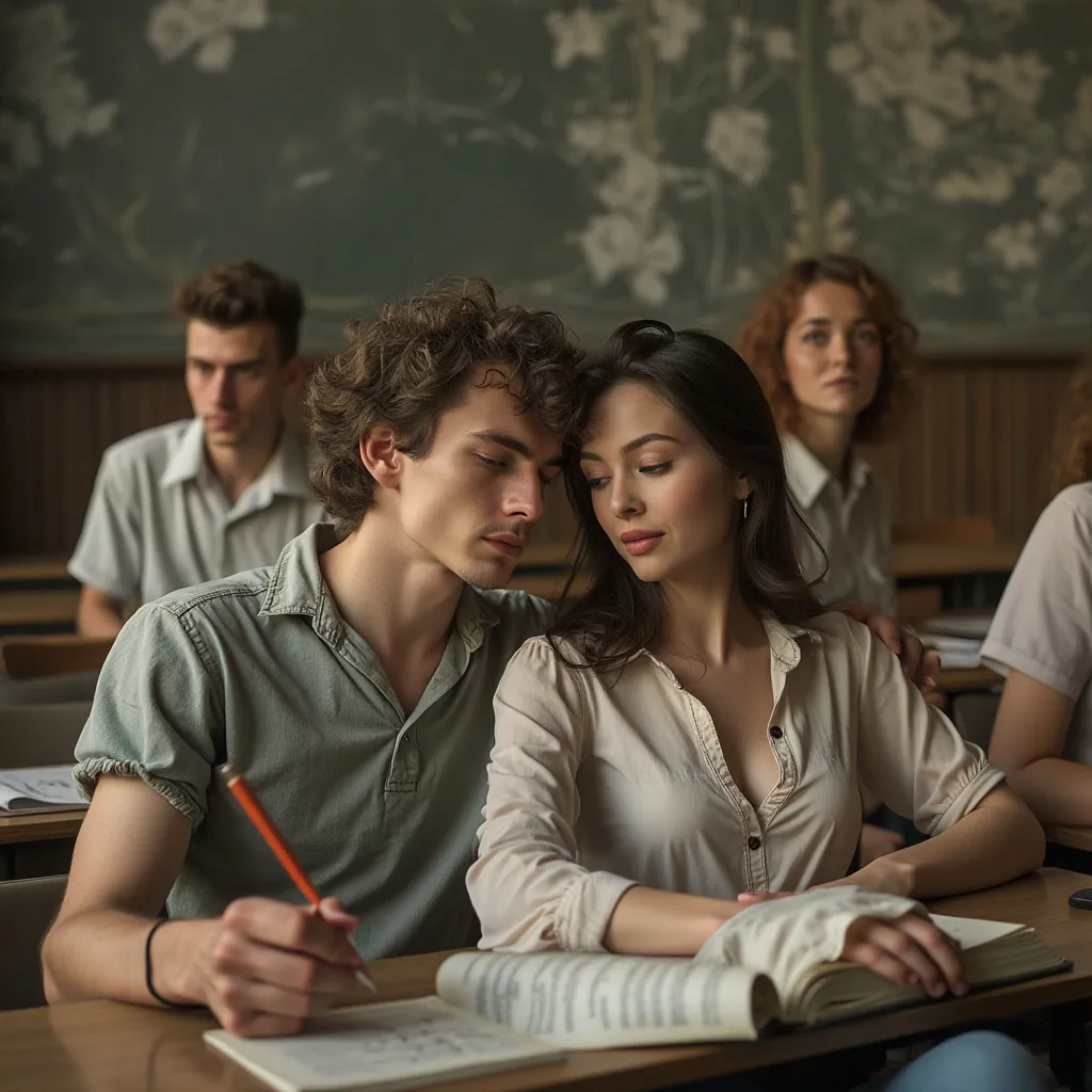 Dva studenti pracují s fotoaparátem